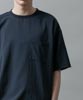 Evalet Side Slit T-Shirt - NAVY