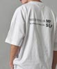 Dropped Shoulders Printed T-Shirt (Come As) - WHITE