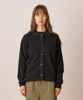 Button Up Collared Cardigan - BLACK