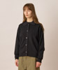 Button Up Collared Cardigan - BLACK