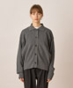 Button Up Collared Cardigan - CHARCOAL