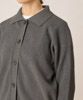 Button Up Collared Cardigan - CHARCOAL