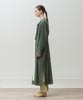Crepe De Chine Military Aidman Gown - GREEN