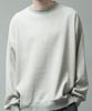 BOMBERHEAT Tweed Oversized Pullover - HEATHER GRAY