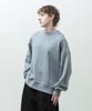 MVS Fleece Oversized Sweatshirt - SAX GRAY