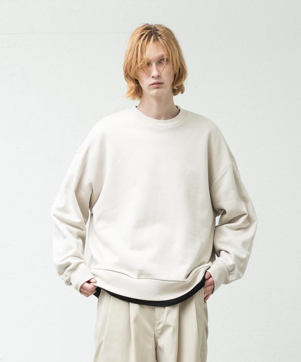 MVS Fleece Oversized Sweatshirt - IVORY