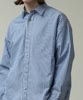 120/2 Broad Stripe Oversized Shirt - BLUE