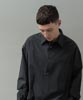 Vintage Poplin Regular Slit Shirt - COAL BLACK