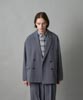 Tech Twill Double Tailored Jacket - GRAY