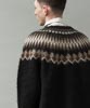 Nordic Shaggy Mohair Pullover - BLACK
