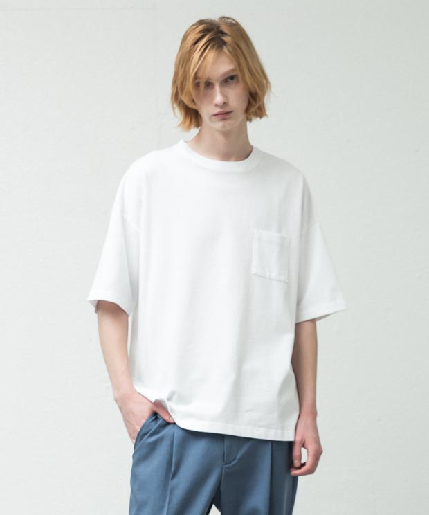 Dropped Shoulders T-Shirt - WHITE