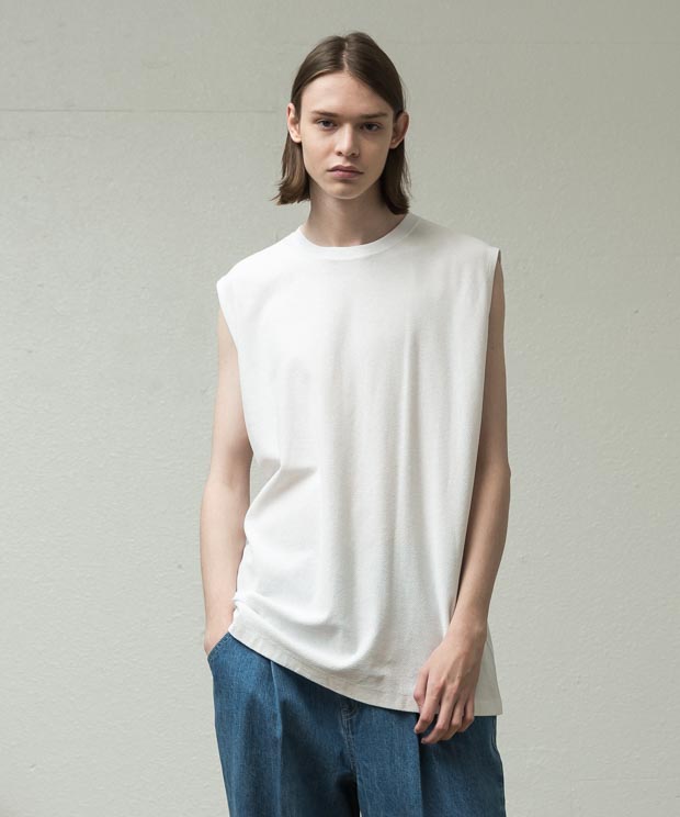 Mvs Dry Amunzen Sleeveless T-Shirt - WHITE