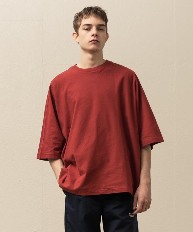 Mvs Dry Amunzen Dolman Sleeve T-Shirt - RED