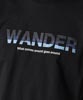 Regular Fit Printed T-Shirt (Wander) - BLACK