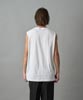 High Twist Cotton Sleeveless T-Shirt - WHITE