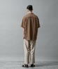 Leno Cloth Regular Shirt - BROWN