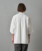 Vintage Poplin Dolman Sleeve Shirt - WHITE