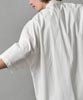 Vintage Poplin Dolman Sleeve Shirt - WHITE