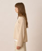 Wide Raglan Sleeve Mesh Pullover - NATURAL