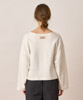 Sweat Wide Sleeve Pullover - WHITE