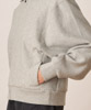 Sweatshirt Zip Cardigan - HEATHER GRAY