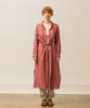 Crepe De Chine Military Aidman Gown - PINK