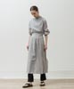 Crepe De Chine Military Aidman Gown - GRAY
