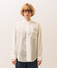 Big Silhouette Back Design Strain Shirt - WHITE