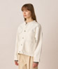 12Oz Denim Coverall Jacket - WHITE
