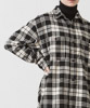 Flannel Vintage Check Shirt - BLACK
