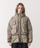 2Layer Tactical Down Jacket - GRAY BEIGE