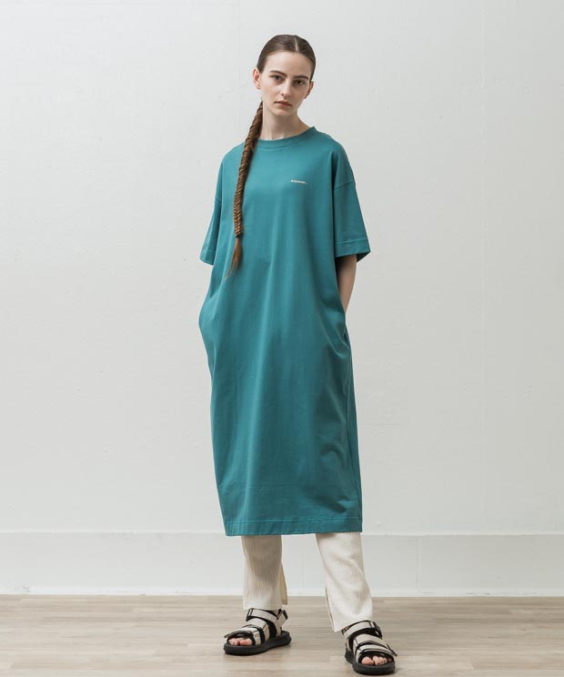 Printed Maxi Dress (Maryland14) - GREEN