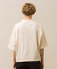 Oversized Mock Neck T-Shirt - WHITE