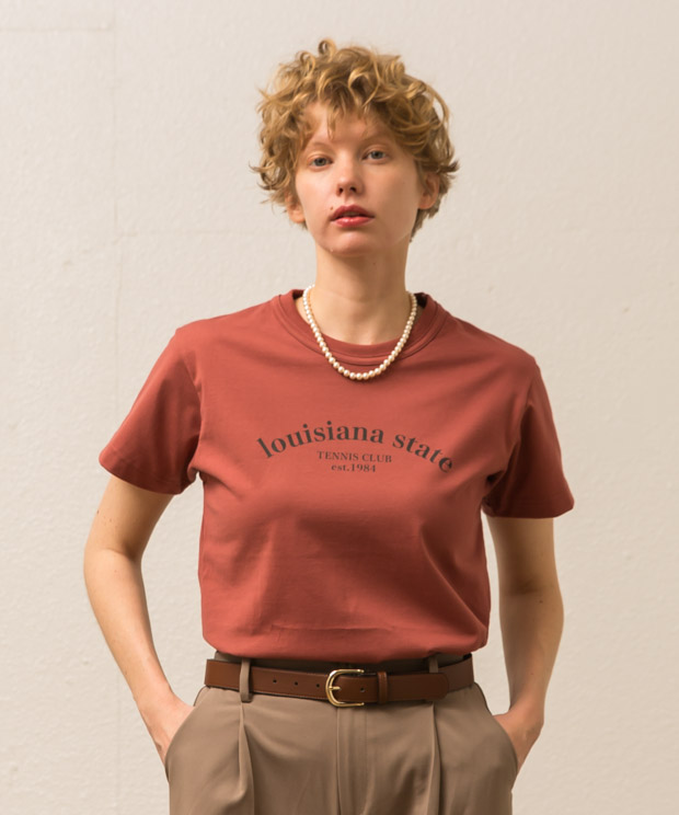 High Gauge Jersey Authentic T-Shirt ( Louisiana ) - ORANGE