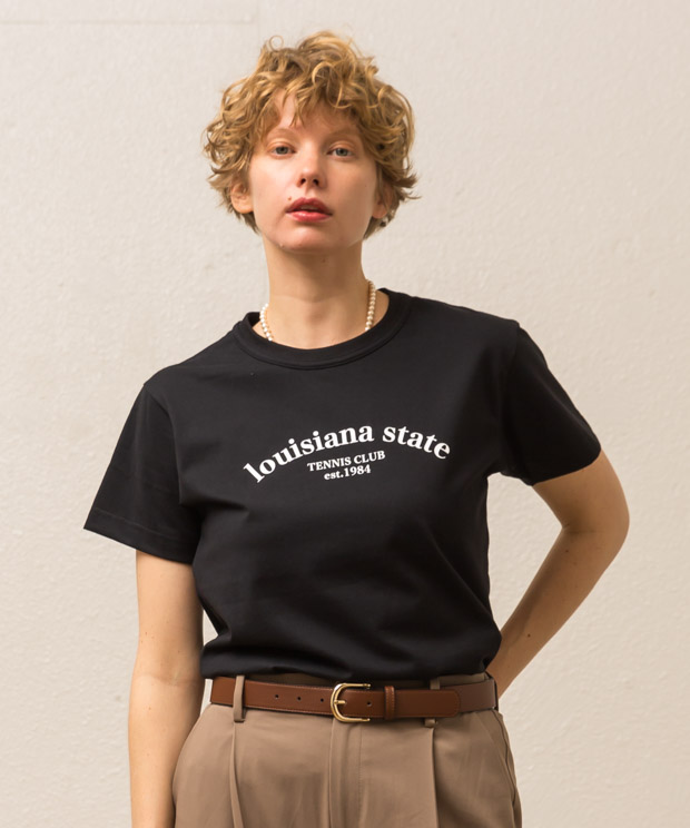 High Gauge Jersey Authentic T-Shirt ( Louisiana ) - BLACK