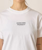 Authentic Compact Printed T-Shirt(Overcome) - WHITE