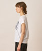 Dolman Sleeve Printed T-Shirt(Revoke) - WHITE