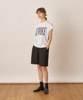 Dolman Sleeve Printed T-Shirt(Revoke) - WHITE