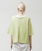 Cropped Mesh Knit Pullover - GREEN