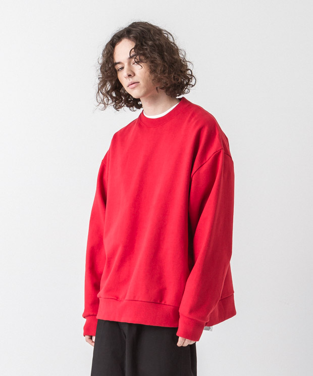 Oversized Sweatshirt - RED