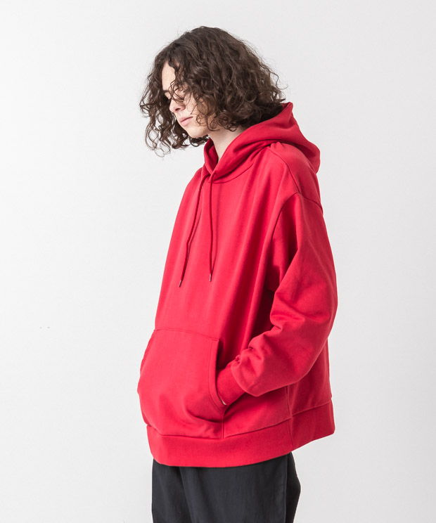 Oversized Sweat Hoodie - RED