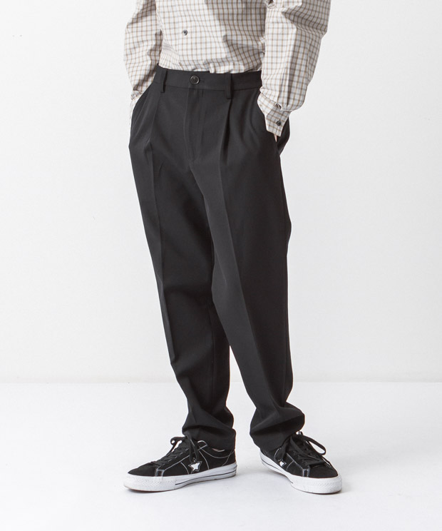 Primeflex Stretch Twill Slim Slacks - BLACK