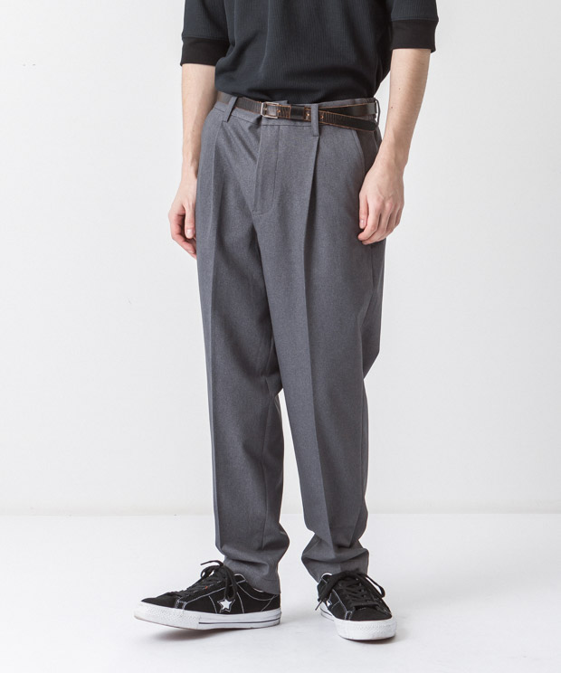 Primeflex Stretch Twill Slim Slacks - GRAY