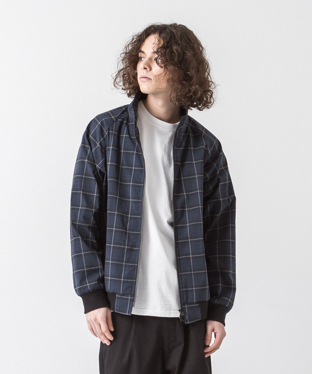 Coolmax Seersucker Track Jacket - TARTAN CHECK