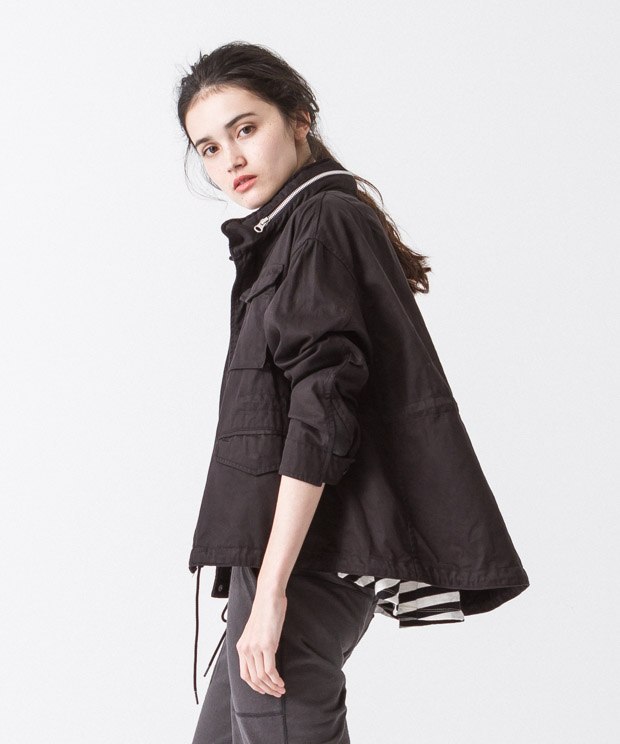 Tent Silhouette M-65 Jacket - BLACK