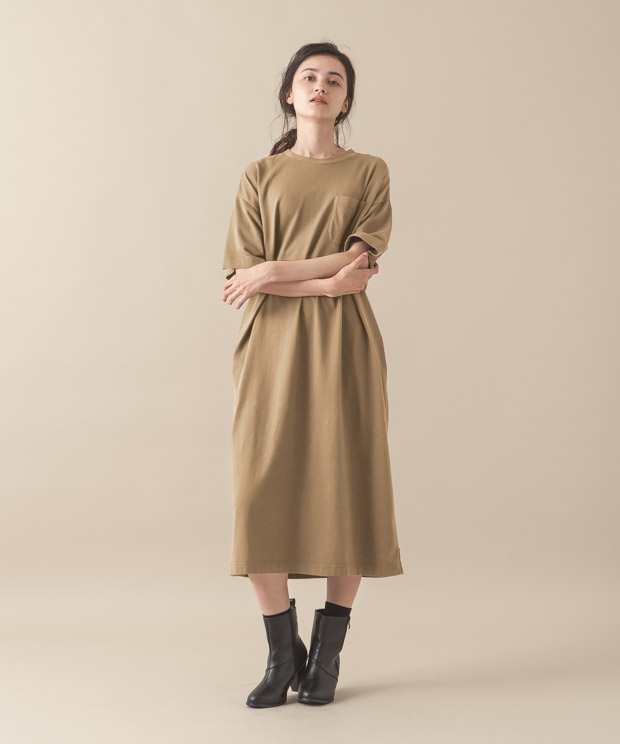 Oversized Dress - BEIGE