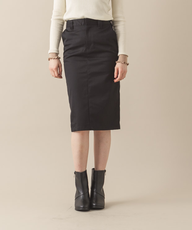 West-Point Tight Skirt - BLACK